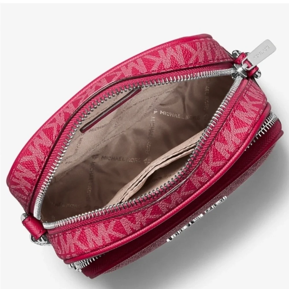 Michael Kors Fuchsia Logo Crossbody Bag